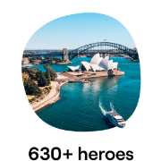 Aerial view of the Sydney Opera House and Harbour Bridge, capturing the vibrant waters of Sydney Harbour and an iconic ferry Aerial view of the Sydney Opera House and Harbour Bridge, capturing the vibrant waters of Sydney Harbour and an iconic ferry