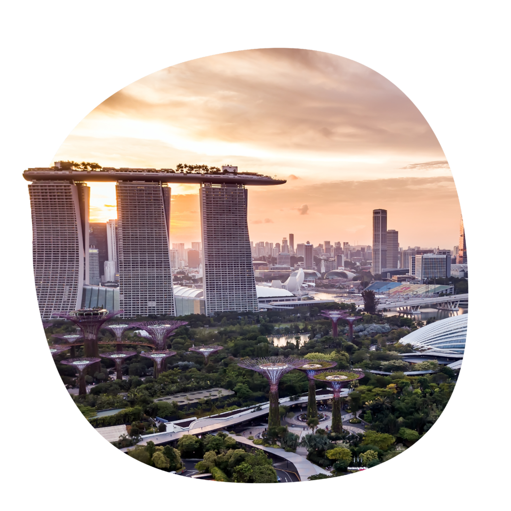 The Marina Bay Sands.