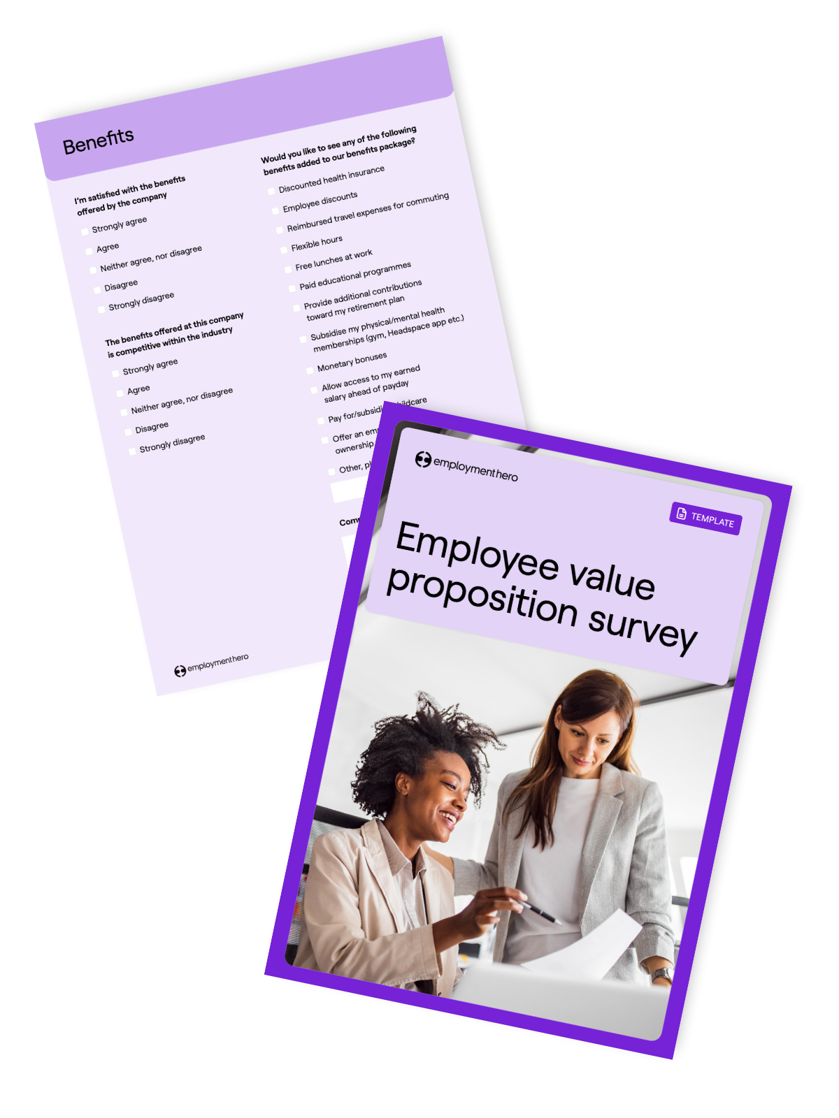 Employee value proposition survey: Questions and template