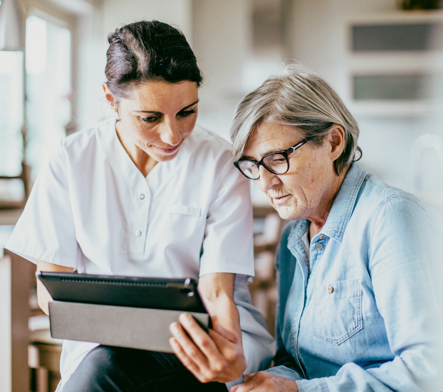 a women providing service under the NDIS