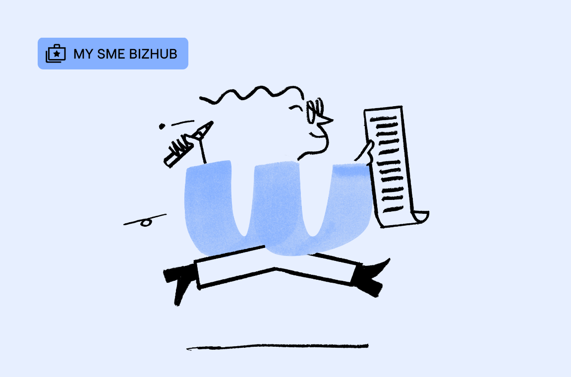 Quinn holding a list.